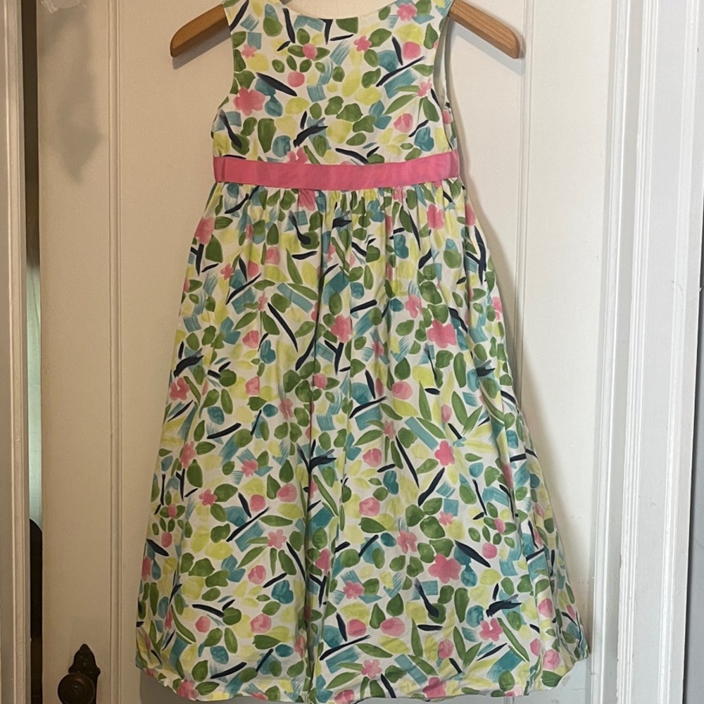 Gymboree Floral Kids Dress with Pink and Green